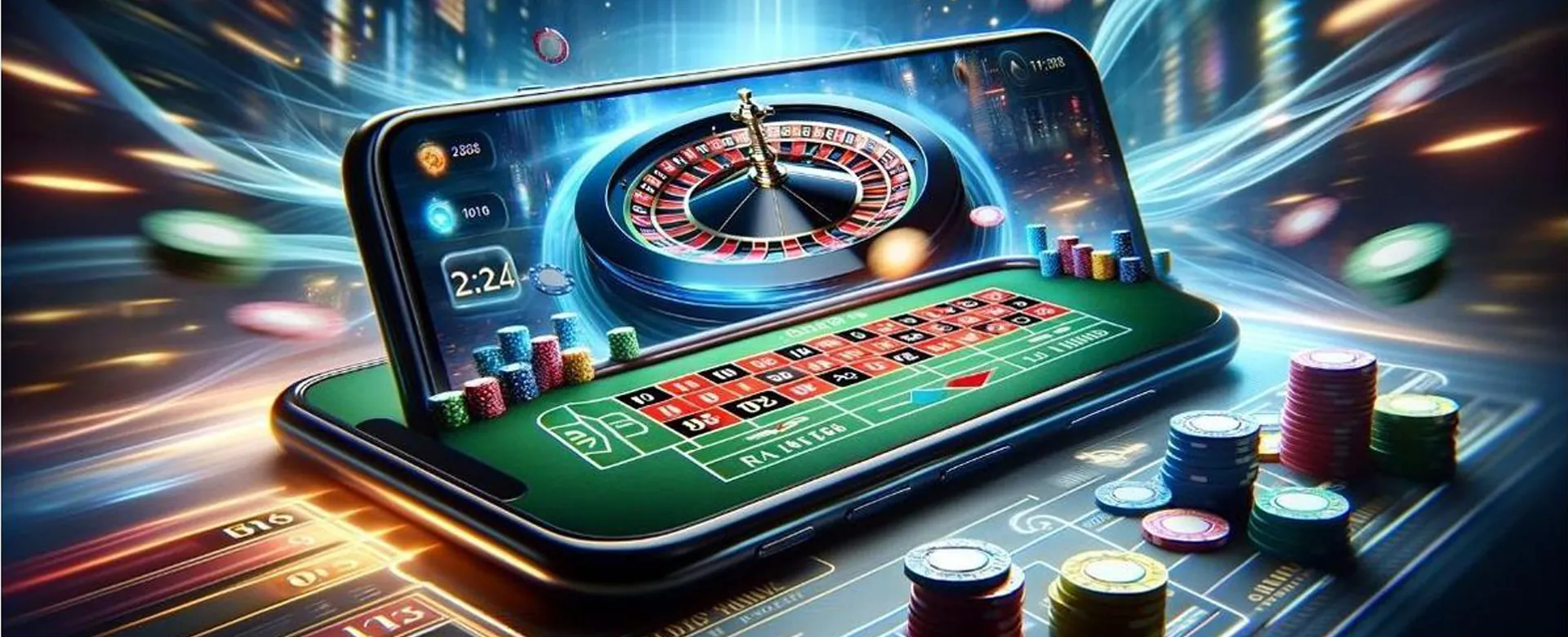 Dynamic 8k8 com login background with vibrant casino graphics
